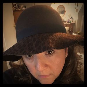 Black & Brown Felt Hat